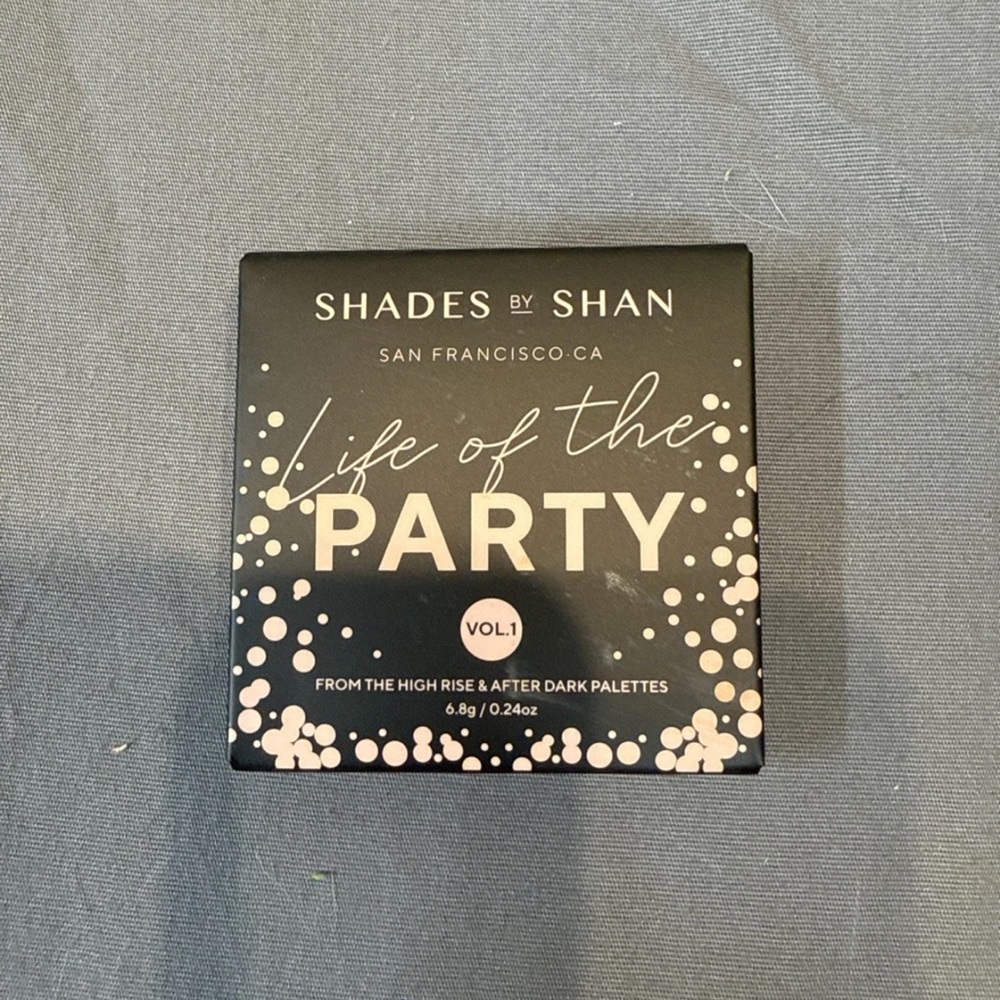 Shades By Shan Life Of The Party Vol 1~High Rise/After Dark Eyeshadow Pallette